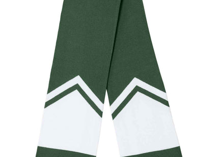 SportTek Gameday Scarf STA06 Forest Green White OSFA
