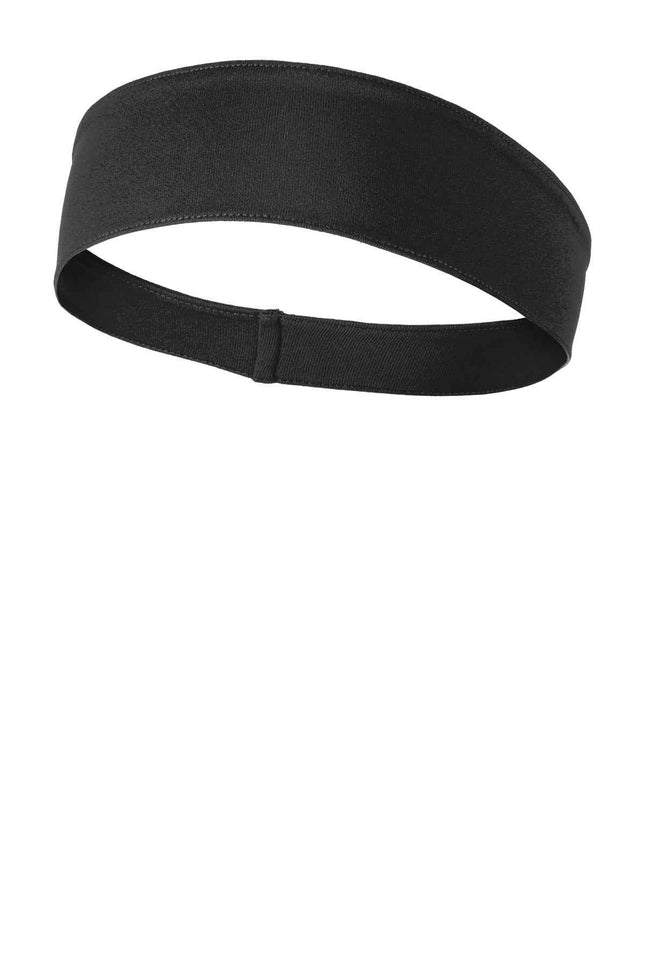 SportTek PosiCharge Competitor Headband STA35 Black OSFA