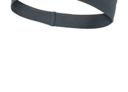 SportTek PosiCharge Competitor Headband STA35 Iron Grey OSFA