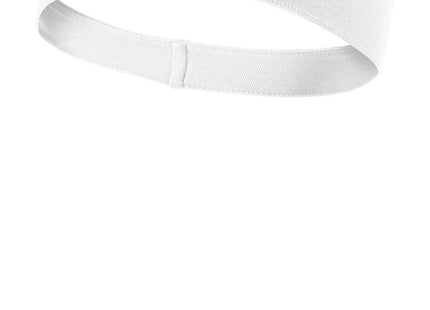 SportTek PosiCharge Competitor Headband STA35 White OSFA