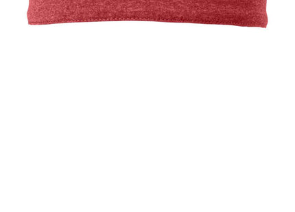 SportTek Contender Headband STA46 Scarlet Heather OSFA