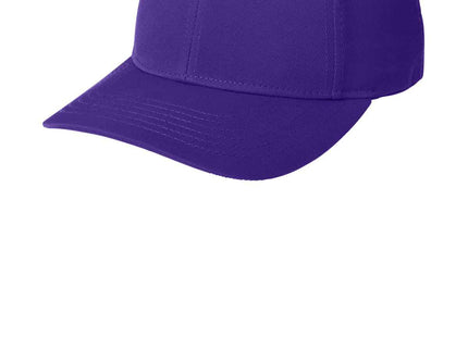 SportTek Dry Zone Nylon Cap STC10 Purple OSFA