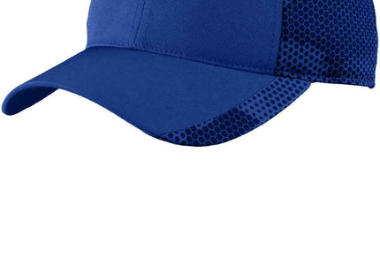 SportTek CamoHex Cap STC23 True Royal OSFA