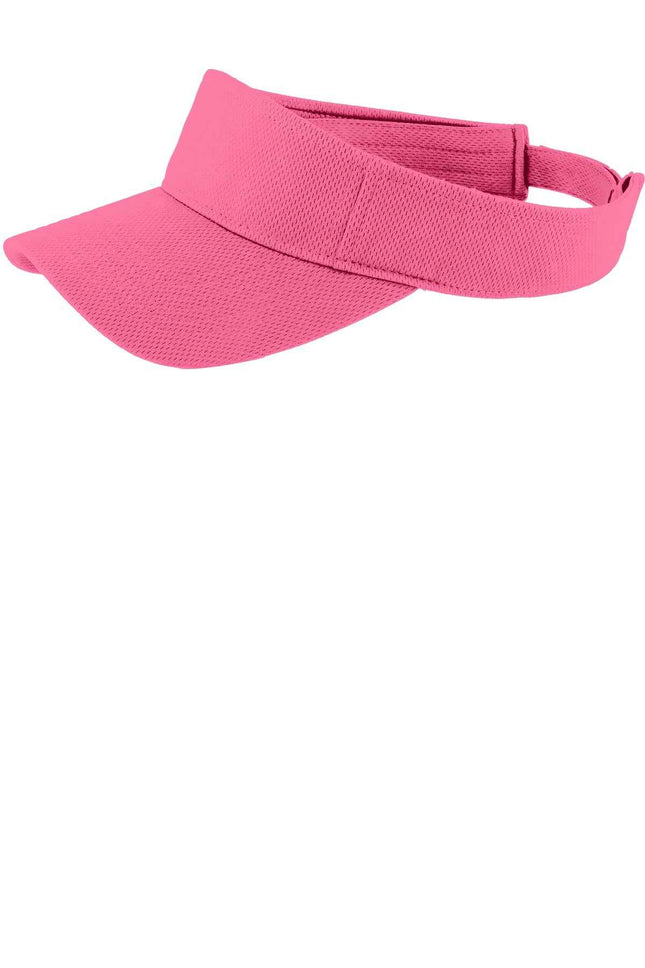 SportTek PosiCharge RacerMesh Visor STC27 Bright Pink OSFA