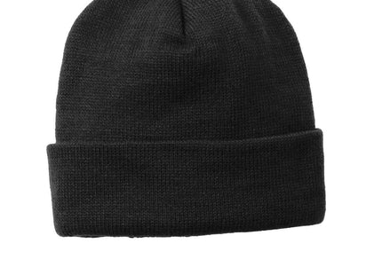 SportTek Solid Pom Pom Beanie STC37