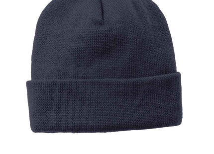 SportTek Solid Pom Pom Beanie STC37