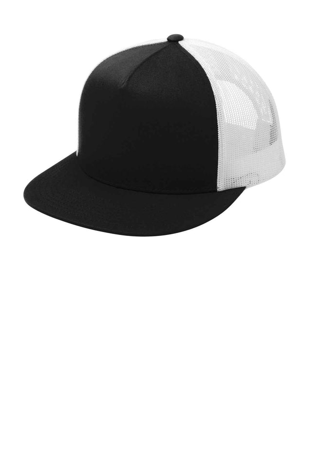 SportTek YP Classics 5Panel Classic Trucker Mesh Back Cap STC38