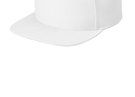 SportTek YP Classics Premium 5Panel Snapback Cap STC55 White OSFA