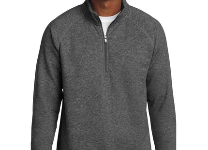 SportTek Drive Fleece 1/4Zip Pullover STF202 Graphite Heather