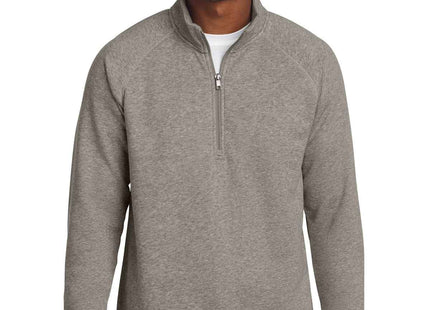 SportTek Drive Fleece 1/4Zip Pullover STF202 Vintage Heather