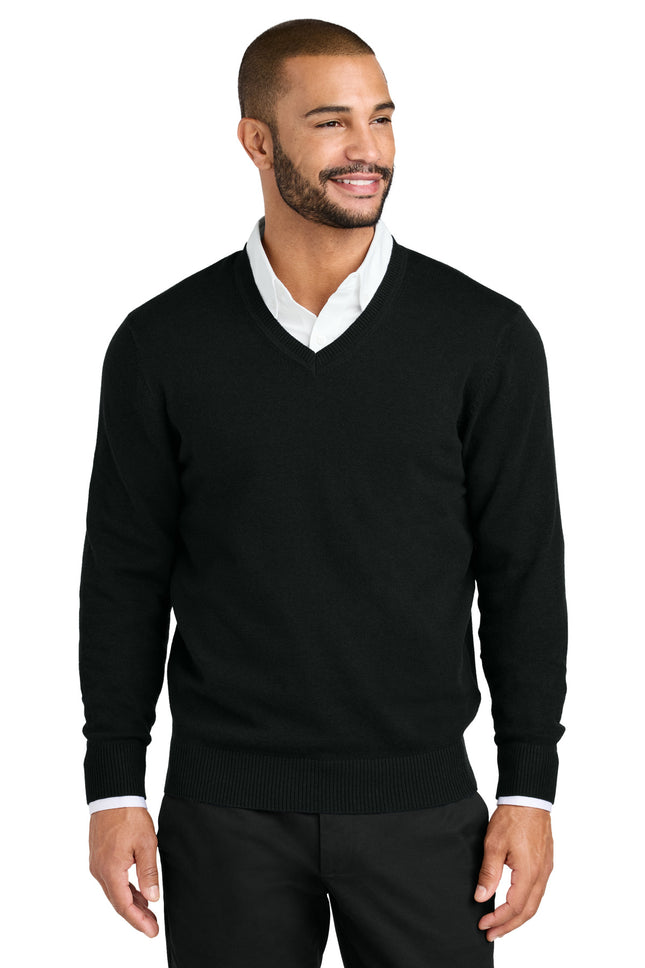 Port Authority Easy Care VNeck Sweater SW2850 Deep Black