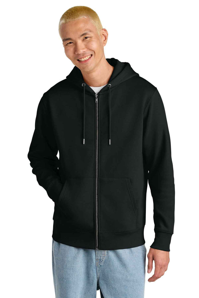 Stanley/Stella Unisex Cultivator 20 FullZip Hooded Sweatshirt SXU005 Black