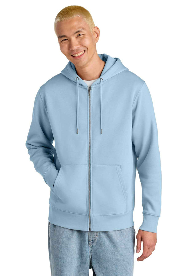 Stanley/Stella Unisex Cultivator 20 FullZip Hooded Sweatshirt SXU005 Blue Soul