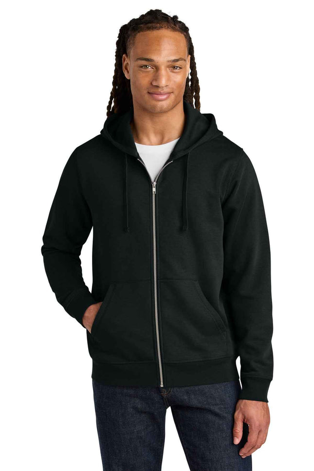 Stanley/Stella Unisex Mixer FullZip Hooded Sweatshirt SXU011 Black