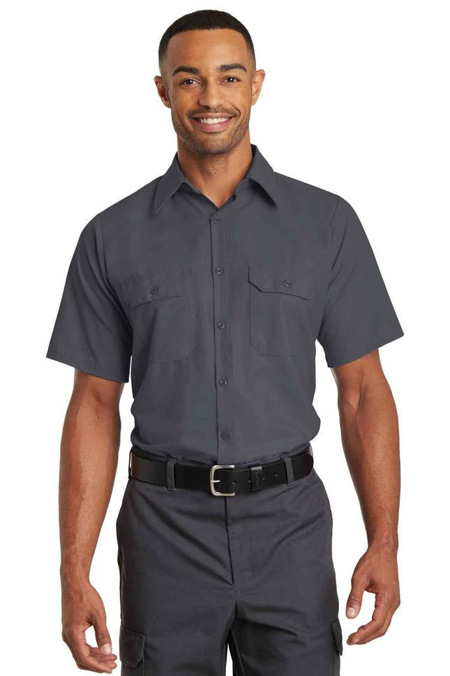 Red Kap Short Sleeve Solid Ripstop Shirt SY60