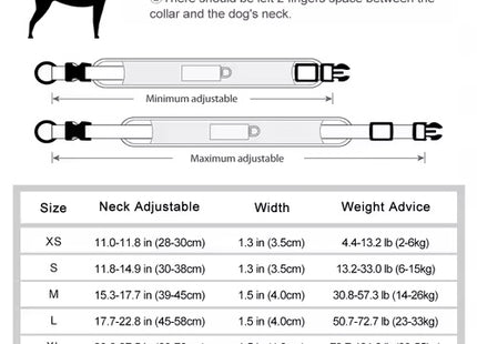 Reflective Breathable Mesh Dog Collar