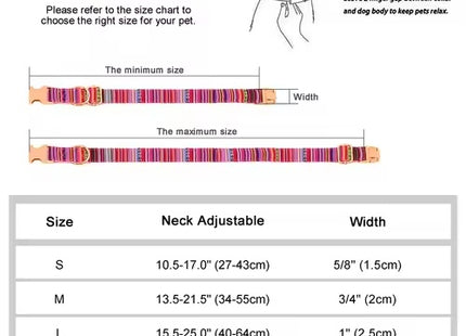 Personalized Nylon Dog Collar