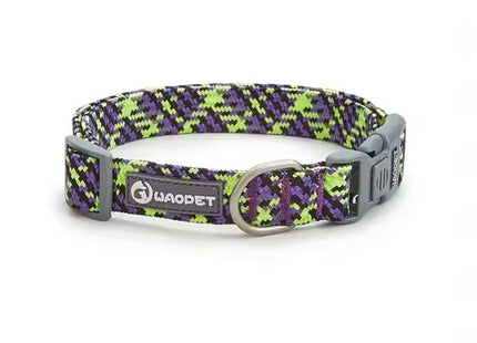 Durable Reflective Nylon Dog Collar for Everyday Comfort
