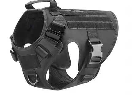 Premium Tactical Dog Harness with Collar & MOLLE Pouches