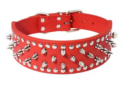 Heavy Duty Anti Bite Spiked Dog Collar for Maximum Protection