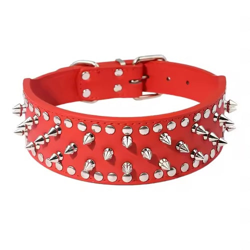 Heavy Duty Anti Bite Spiked Dog Collar for Maximum Protection