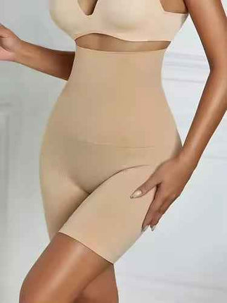 Women's High Waist Shapewear Shorts Beige