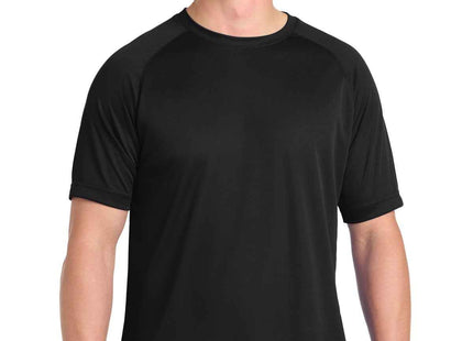 SportTek Dry Zone Short Sleeve Raglan T Shirt T473