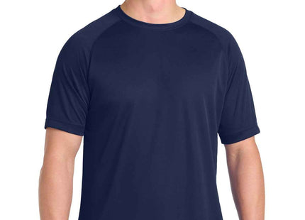 SportTek Dry Zone Short Sleeve Raglan T Shirt T473
