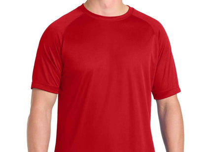 SportTek Dry Zone Short Sleeve Raglan T Shirt T473