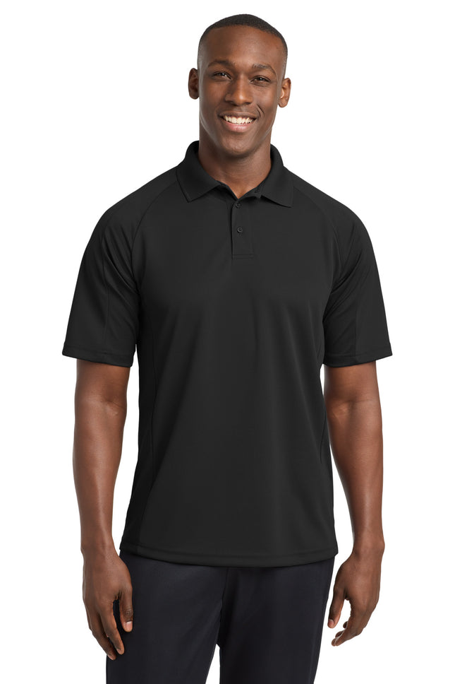 SportTek DriMesh Pro Polo T474 Black
