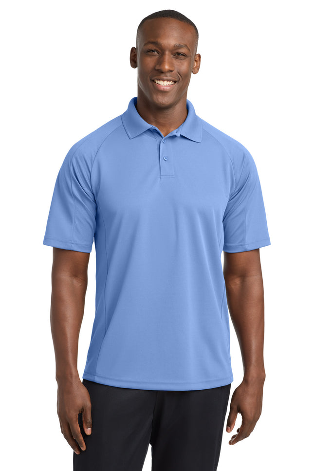 SportTek DriMesh Pro Polo T474 Carolina Blue
