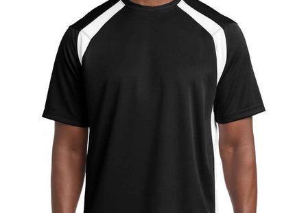 SportTek Dry Zone Colorblock Crew T478