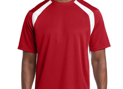 SportTek Dry Zone Colorblock Crew T478