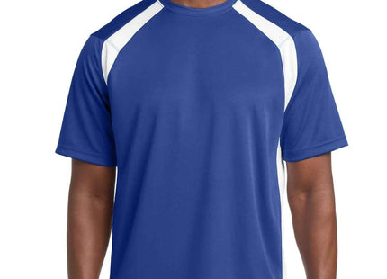 SportTek Dry Zone Colorblock Crew T478