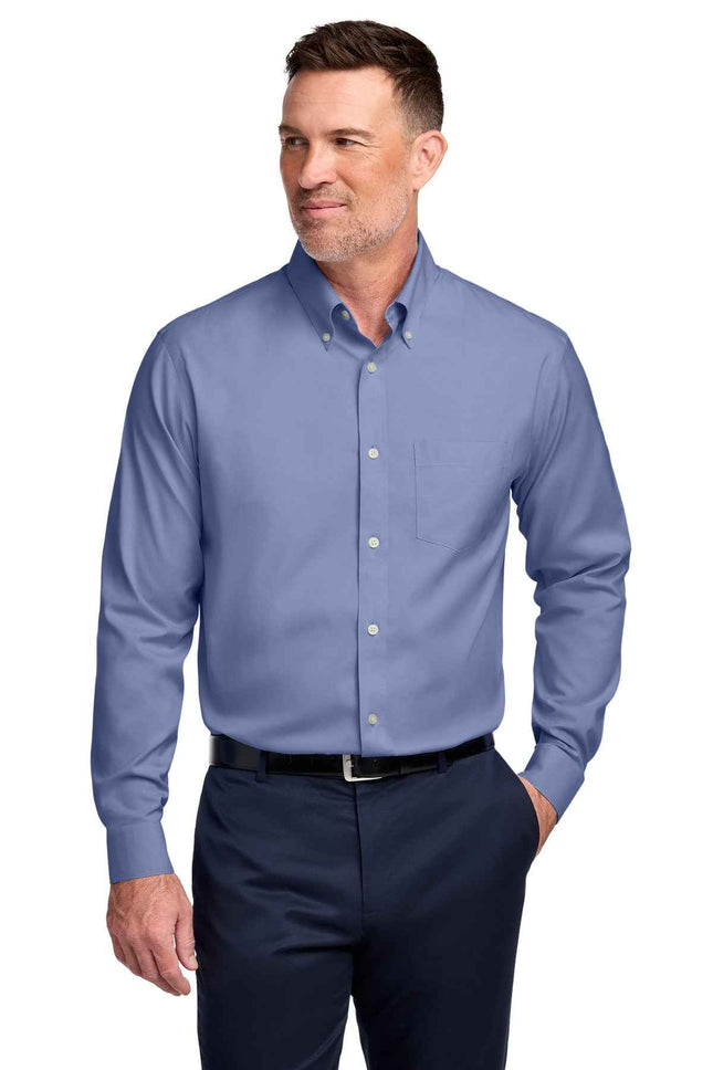 Brooks Brothers Tall WrinkleFree Stretch Pinpoint Shirt TBB18000