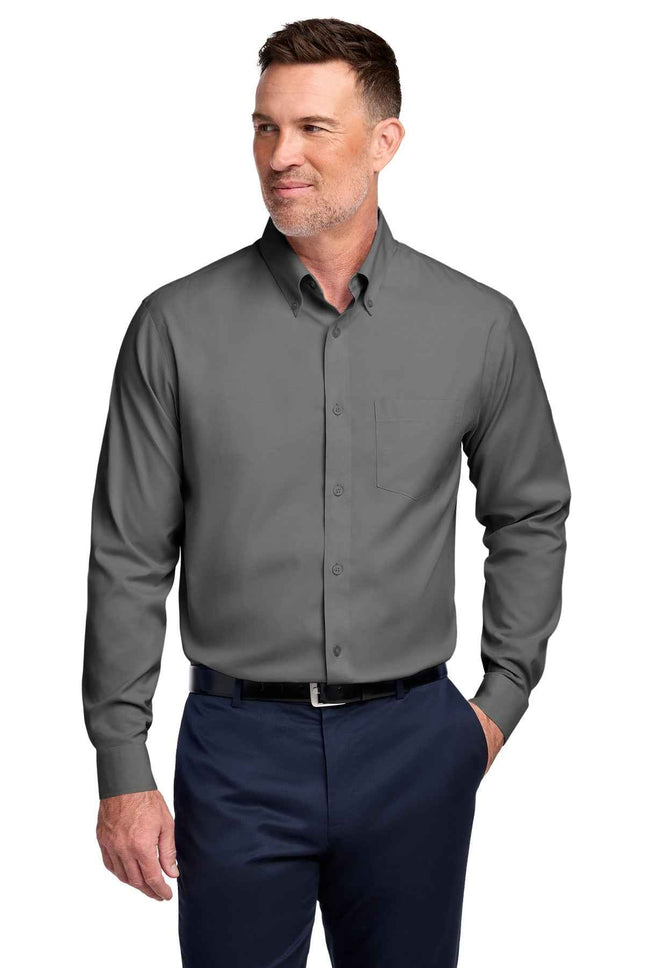 Brooks Brothers Tall WrinkleFree Stretch Pinpoint Shirt TBB18000
