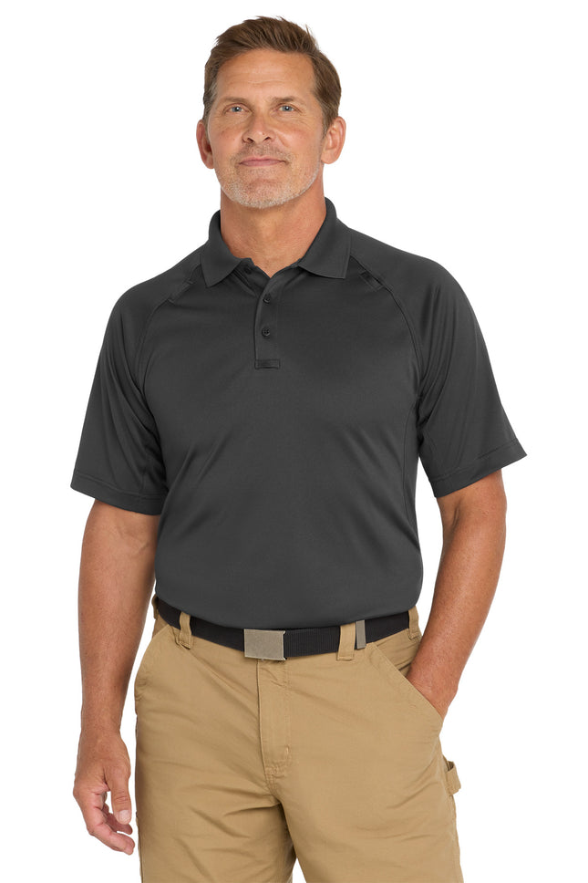 CornerStone Tall Select SnagProof Tactical Polo TLCS410 Charcoal