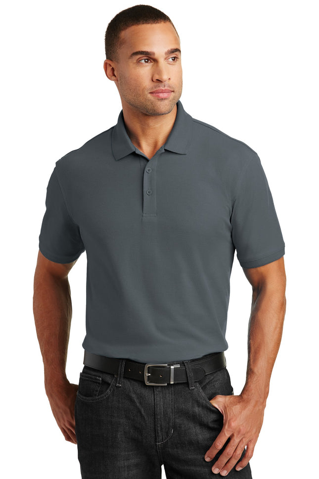 Port Authority Tall Core Classic Pique Polo TLK100 Graphite