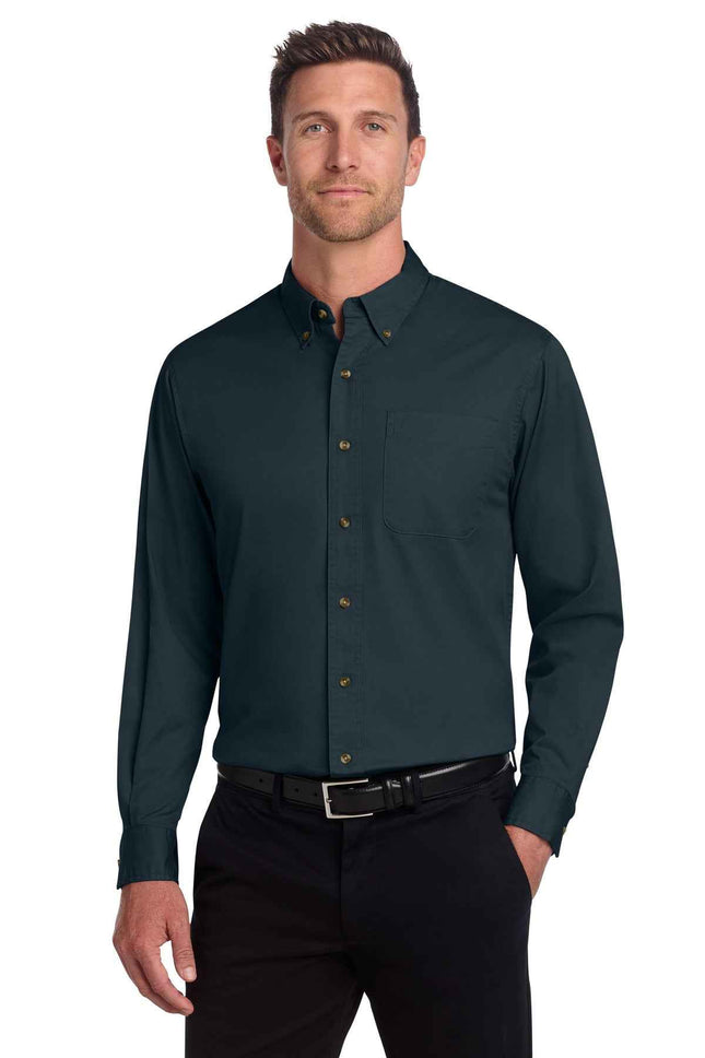 Port Authority Tall Long Sleeve Twill Shirt TLS600T