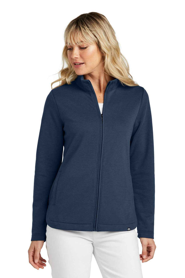 TravisMathew Women's Coveside FullZip TM1LD001 Blue Nights