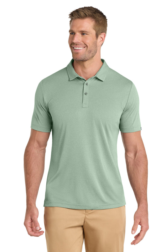 TravisMathew Coto Performance Polo TM1MU410 Beryl Green Heather