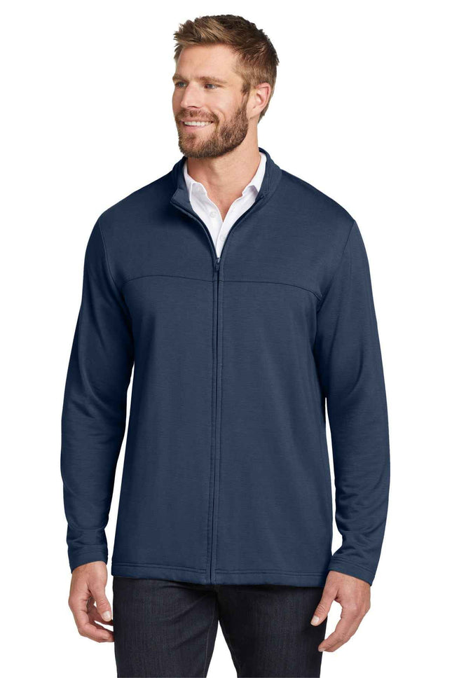 TravisMathew Newport FullZip Fleece TM1MU420 Blue Nights