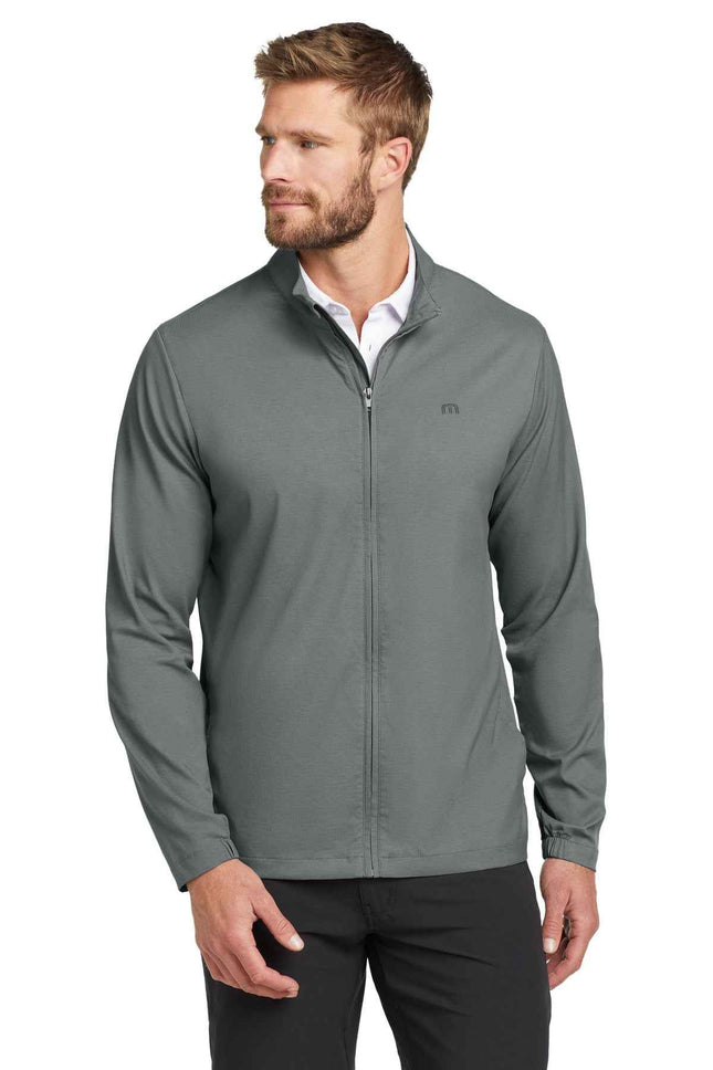 TravisMathew Surfside FullZip Jacket TM1MU422 Quiet Shade Grey Heather