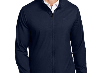 TravisMathew Surfside FullZip Jacket TM1MU422 Vintage Indigo Black