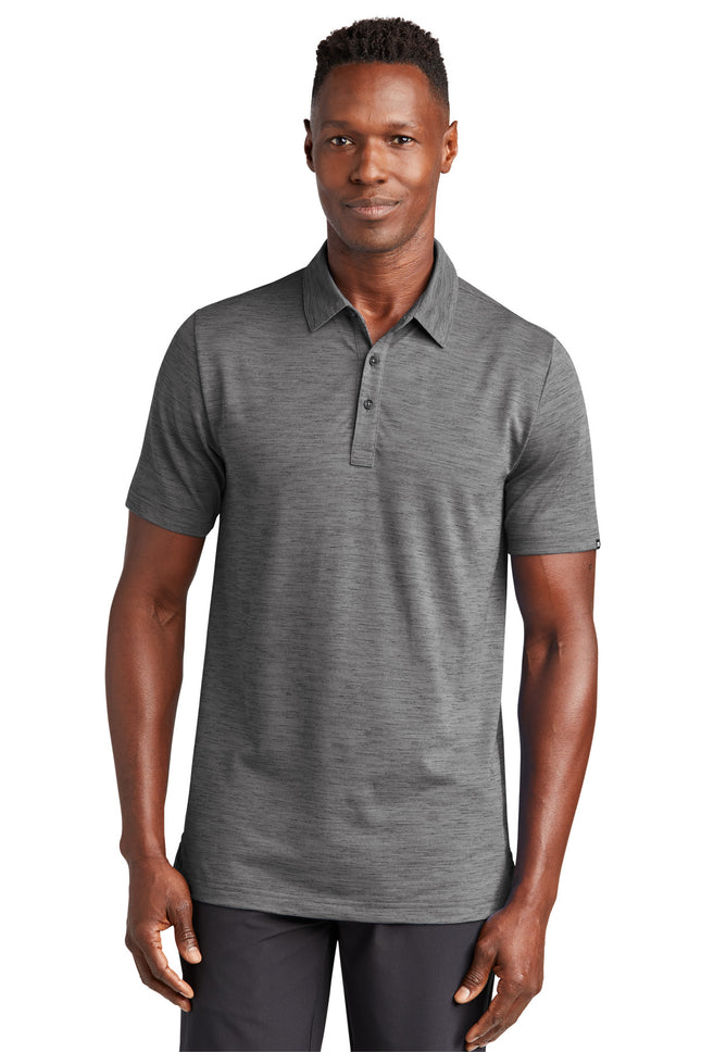 TravisMathew Auckland Slub Polo TM1MW451 Dark Grey