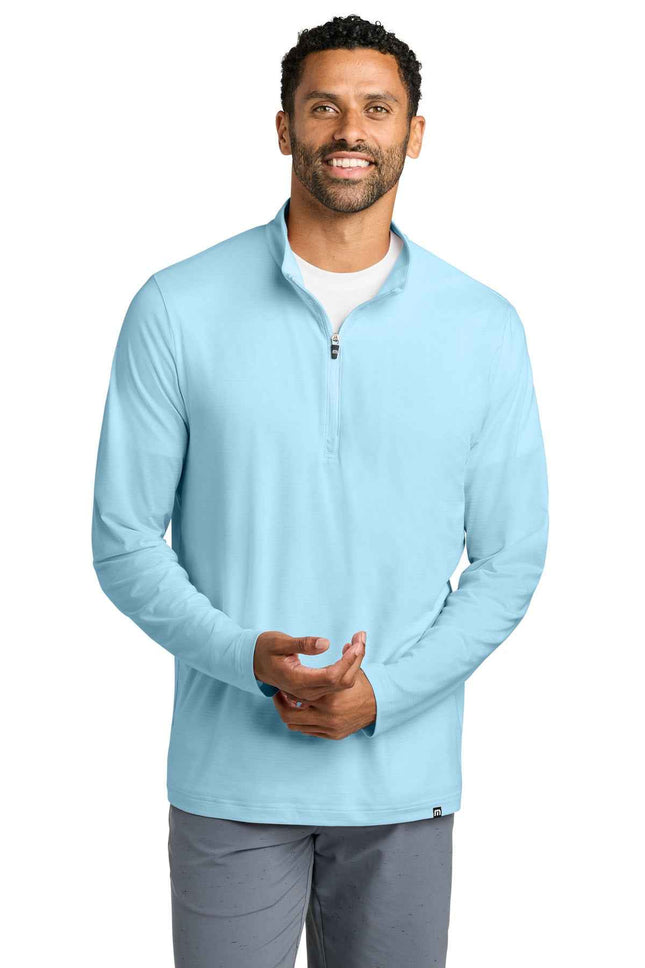 TravisMathew Crestview 1/4Zip TM1MW452 Dream Blue