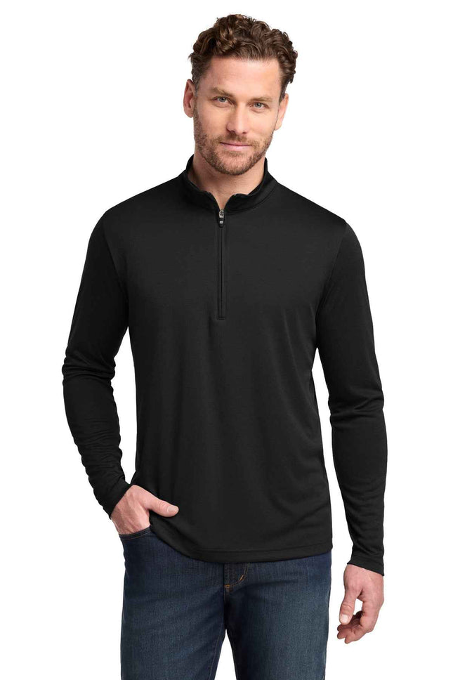 TravisMathew Coto Performance 1/4Zip TM1MY397 Black