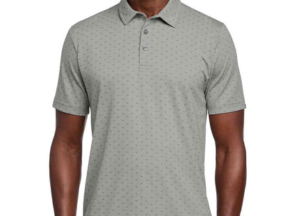 TravisMathew Oceanside Geo Polo TM1MY403 Quiet Shade Grey Heather Dark Grey