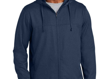TravisMathew Balboa Hooded FullZip Jacket TM1MZ338 Blue Nights Heather