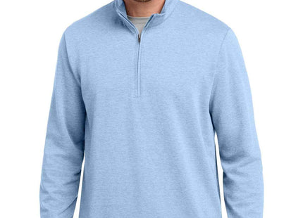 TravisMathew Coveside 1/4Zip TM1MZ339 Light Blue Heather